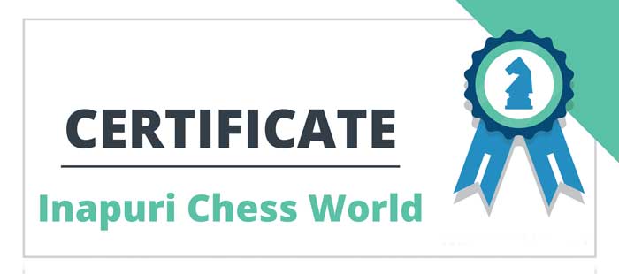 Inapuri chess world tournament cerificate